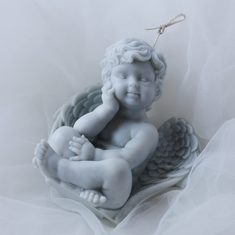 Angel candle silicone mold - My Store