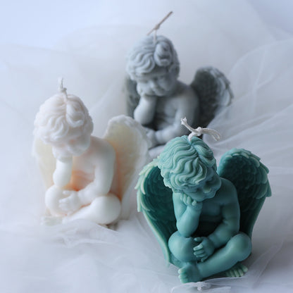 Angel candle silicone mold - My Store