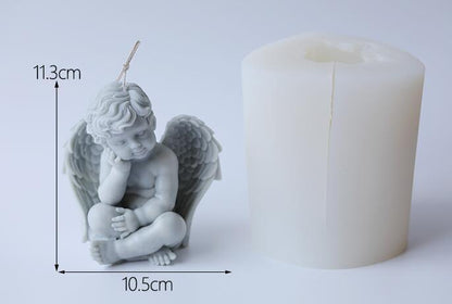 Angel candle silicone mold - My Store